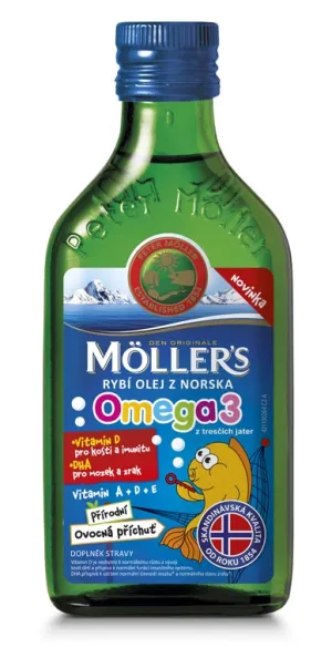 Mollers Omega 3 ovocná aróma 250 ml