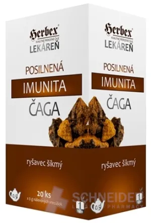 HERBEX Lekáreň Posilnená imunita ČAGA