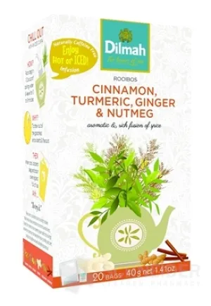 Dilmah ROOIBOS CINNAMON TURMERIC GINGER & LEMON