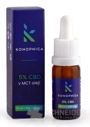 konopnica CBD Olej 5 % CBD