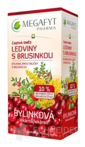 MEGAFYT Bylinková lekáreň OBLIČKY S BRUSNICOU