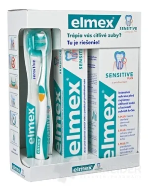 ELMEX SENSITIVE PLUS SYSTÉM NA CITLIVÉ ZUBNÉ KRČKY