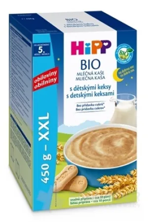 HiPP BIO Mliečna KAŠA Dobrú noc s detskými keksami
