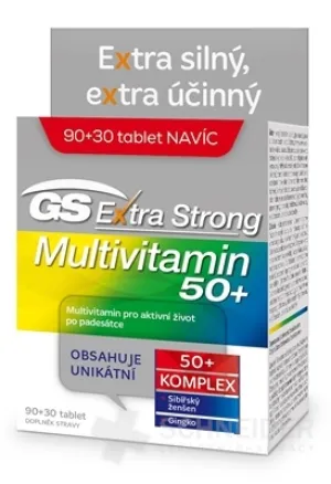 GS Extra Strong Multivitamín 50+