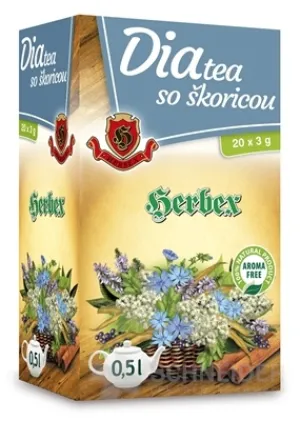 HERBEX DIAtea so škoricou