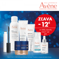 Zľava 12 € na všetky prípravky Avene nad 40 €