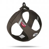 CURLI Postroj pre psov so sponou Air-Mesh Brown, XL, 12-18 kg 