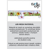 CURLI Postroj pre psov so sponou Air-Mesh Black 3XS, 1,5- 3 kg