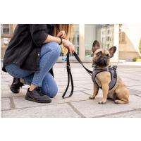 CURLI Postroj pre psov so sponou Merino vlna Black XL, 12-18 kg