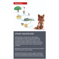 CURLI Postroj pre psov z jablčnej kože Brown M, 6-9 kg