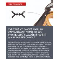 CURLI Postroj pre psov z jablčnej kože Black L, 8-13 kg
