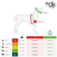 CURLI Postroj pre psov Belka Comfort Red S, 18-25 kg