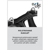 CURLI Postroj pre psov s magnetom Belka Comfort Black M, 20-30 kg