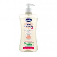CHICCO Šampón micelárny na vlasy a telo s dávkovačom Baby Moments Sensitive 94 % prírodných zložiek