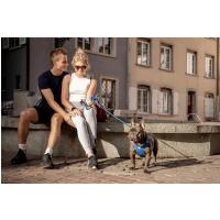 CURLI Vodítko pre psov Comfort Blue L