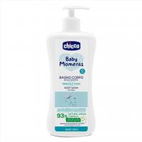CHICCO Šampón na telo s dávkovačom Baby Moments Protection 93% prírodných zložiek 750 ml