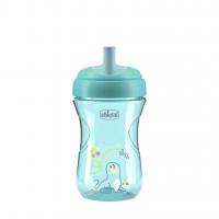 CHICCO Hrnček Advanced so slamkovým náustkom teal, 12m+
