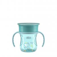 CHICCO Hrnček 360 Perfect X s držadlami teal, 12m+