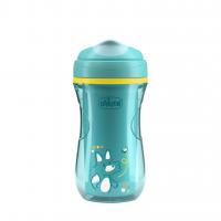 CHICCO Hrnček Active termo s tvrdým náustkom teal, 14m+