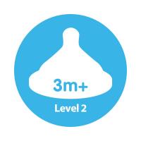 Dr.BROWN´S NÁHRADNÉ CUMLÍKY OPTIONS+ LEVEL 2