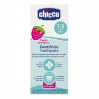 CHICCO Pasta zubná Jahoda s fluórom 50ml, 1-5r