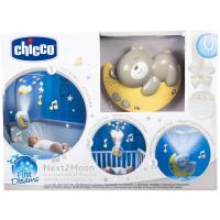 CHICCO Hudobný projektor nad postieľku Next2Moon 3v1 na všetky postieľky vrátane Next2Me, neutral 0m