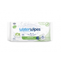 WATERWIPES Obrúsky vlhčené Hydrating clean with aloe vera 3in1 60 ks 