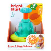 BRIGHT STARTS Hračka hudobná svietiaca Press&Glow Spinner 6m+