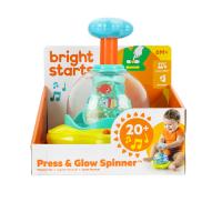 BRIGHT STARTS Hračka hudobná svietiaca Press&Glow Spinner 6m+
