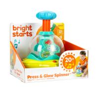 BRIGHT STARTS Hračka hudobná svietiaca Press&Glow Spinner 6m+