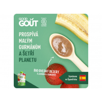 Good Gout BIO Ovsený dezert s jahodou a banánom