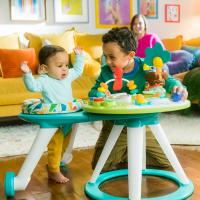 BRIGHT STARTS Autíčko vkladacie s loptičkami Pop & Roll Safari Bus™ 6m+
