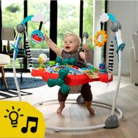 BABY EINSTEIN Skákadlo/aktívne centrum 2v1 Ocean Explorers Airplane Adventure™ 6m+ do 12 kg