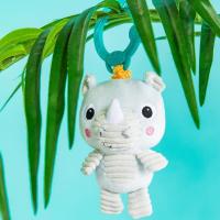 BRIGHT STARTS Hračka plyšová hudobná svietiaca Hug-a-bye Baby™ sloník 0m+