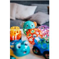 OBALL Hračka Oball RATTLE 10 cm blue 0m+