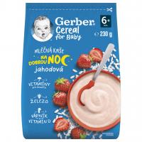 Gerber Cereal Mliečna KAŠA Dobrú noc Jahodová