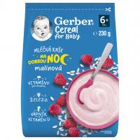 Gerber Cereal Mliečna KAŠA Dobrú noc Malinová