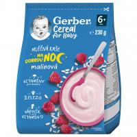 Gerber Cereal Mliečna KAŠA Dobrú noc Malinová