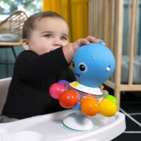 BABY EINSTEIN Hračka senzorická chobotnica s prísavkou Opus's Spin & Sea™ 3m+