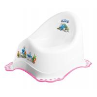 MALTEX Nočník protišmykový Šmolkovia - Pink