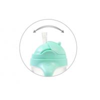 BABYONO Hrnček ergonomický s uškami 120 ml ružový 6m+