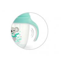 BABYONO Hrnček ergonomický s uškami 120 ml ružový 6m+