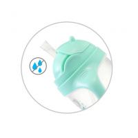 BABYONO Hrnček ergonomický s uškami 120 ml ružový 6m+