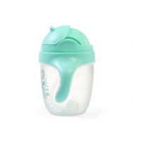 BABYONO Hrnček ergonomický s uškami 120 ml ružový 6m+
