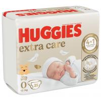 HUGGIES® Plienky jednorázové Extra Care 0 (do 4 kg) 25 ks