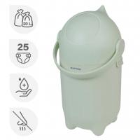 NATTOU Kôš na plienky Dropy Green 27 cm, 20l