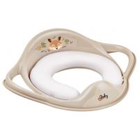 MALTEX Redukcia na WC s úchytmi mäkká Šmolkovia - white