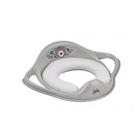 MALTEX Redukcia na WC s úchytmi mäkká Šmolkovia - white