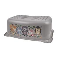 MALTEX Stupienok protišmykový Šmolkovia - white