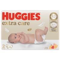 HUGGIES® Plienky jednorázové Extra Care 2 (3-6 kg) 58 ks